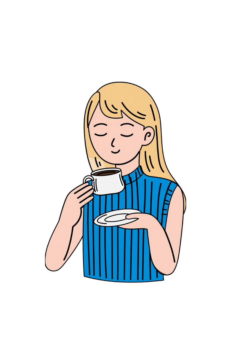 Drinking tea before surgery